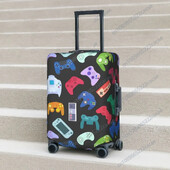 Videojáték bőröndhuzat Szórakoztató játékajándékok üzleti repülésre elasztikus csomagtartó védő