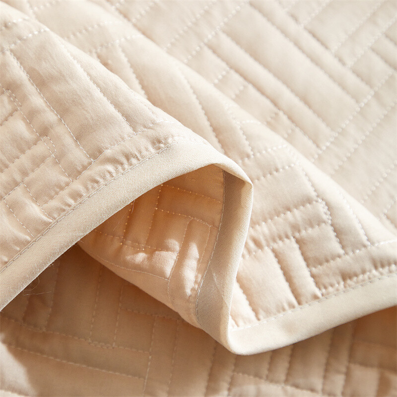 3 vnt rinkinys, dygsniuotos medvilnės lovatiesė, vienspalvis ultragarsinis dygsniuotas patalynė, lengvas dygsniuotas karaliaus dydžio lovos užvalkalas