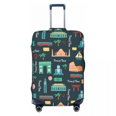 Compoziție de călătorie Husă pentru valiză Repere celebre ale lumii Protecție practică pentru afaceri Materiale pentru bagaje Zbor