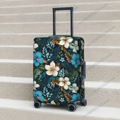 Havajų gėlių lagamino viršelis Gražus atogrąžų spausdinimo verslo apsaugos skrydžio praktinis bagažo dėklas