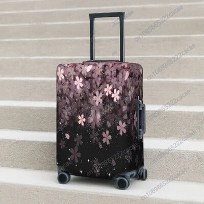 Sakura Starry Sky Husă Valisă Floare Călătorie Vacanță Elastic Protector Husă Bagaj