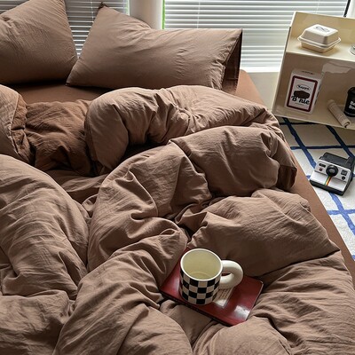 4 vnt Summer Cool 2 vietų lovatiesės labai didelės lovatiesės dvigulei lovai, odai nekenksmingas skalbimo mašinoje lovos užvalkalas