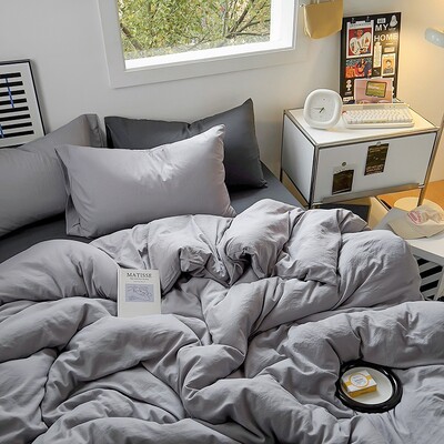 4 vnt Summer Cool 2 vietų lovatiesės labai didelės lovatiesės dvigulei lovai, odai nekenksmingas skalbimo mašinoje lovos užvalkalas