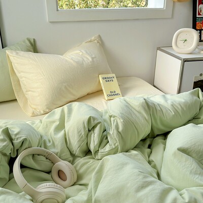 4 vnt Summer Cool 2 vietų lovatiesės labai didelės lovatiesės dvigulei lovai, odai nekenksmingas skalbimo mašinoje lovos užvalkalas