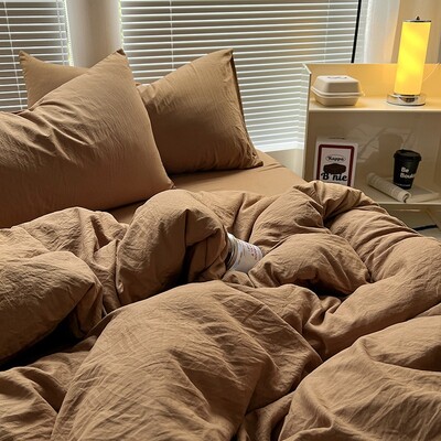 4 vnt Summer Cool 2 vietų lovatiesės labai didelės lovatiesės dvigulei lovai, odai nekenksmingas skalbimo mašinoje lovos užvalkalas