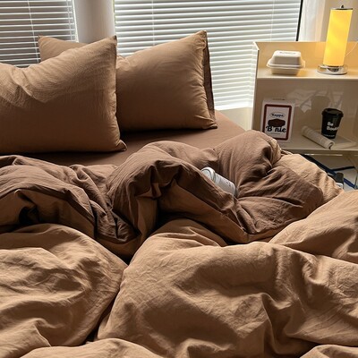 4 vnt Summer Cool 2 vietų lovatiesės labai didelės lovatiesės dvigulei lovai, odai nekenksmingas skalbimo mašinoje lovos užvalkalas