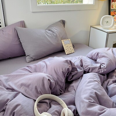 4 vnt Summer Cool 2 vietų lovatiesės labai didelės lovatiesės dvigulei lovai, odai nekenksmingas skalbimo mašinoje lovos užvalkalas