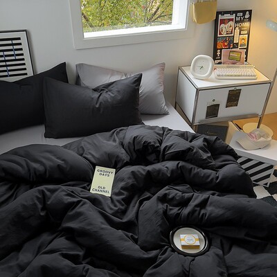 4 vnt Summer Cool 2 vietų lovatiesės labai didelės lovatiesės dvigulei lovai, odai nekenksmingas skalbimo mašinoje lovos užvalkalas