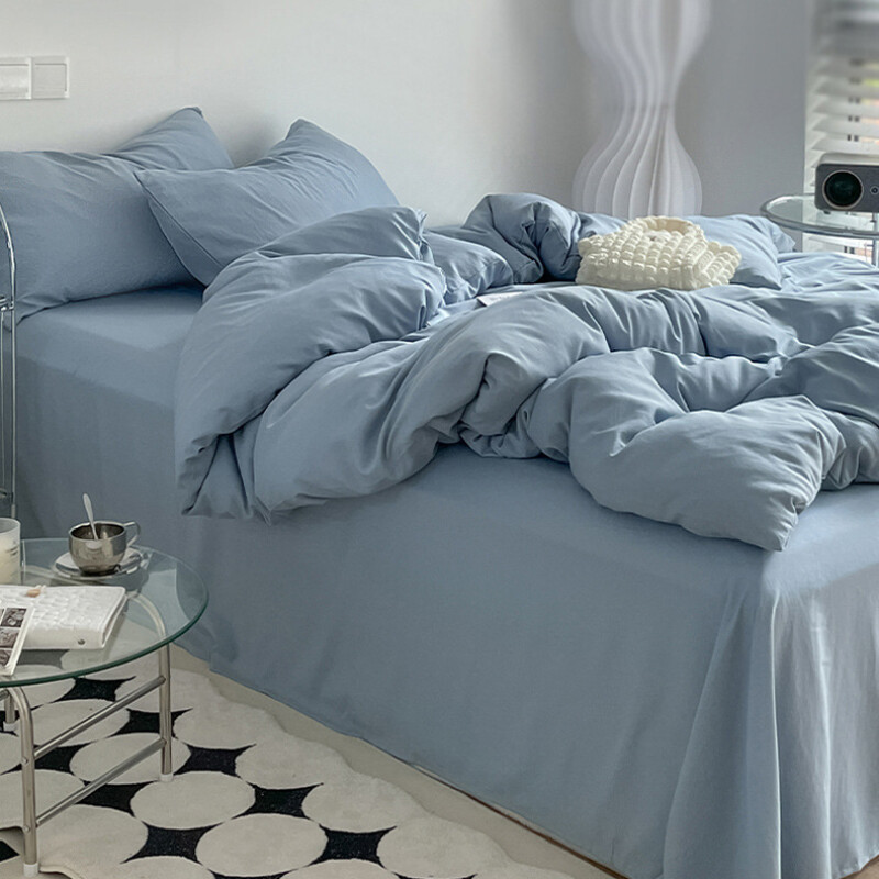 4 vnt Summer Cool 2 vietų lovatiesės labai didelės lovatiesės dvigulei lovai, odai nekenksmingas skalbimo mašinoje lovos užvalkalas