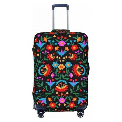 Individualizuotos Meksikos gėlės lagamino užvalkalas, plaunamas bagažo užvalkalas, skirtas 18-32 colių