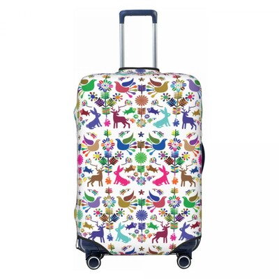 Individualizuotos Meksikos gėlės lagamino užvalkalas, plaunamas bagažo užvalkalas, skirtas 18-32 colių