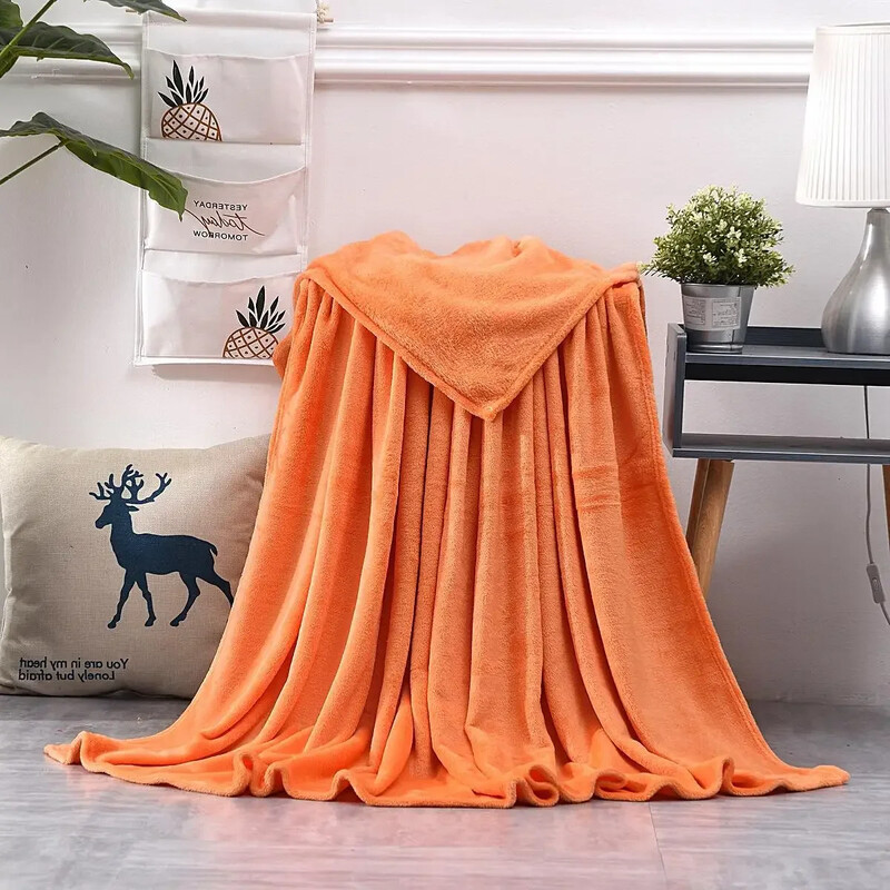 Minkšta šilta koralų vilnos antklodė žiemos paklodė lovatiesė sofa, 230 gsm 8 dydis, lengvas plonas, mechaninis plaunamas flanelinis antklodės