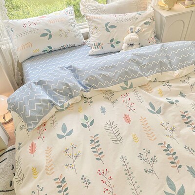 Viengulės lovos patalynės komplektas 160x200 Patalynė Patalynė komplektas Antklodės Užvalkalas Pora Dvigubo lovos paklodė Patogūs lovatiesių komplektai