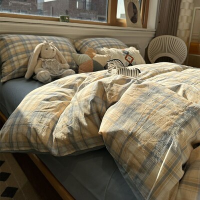 Viengulės lovos patalynės komplektas 160x200 Patalynė Patalynė komplektas Antklodės Užvalkalas Pora Dvigubo lovos paklodė Patogūs lovatiesių komplektai