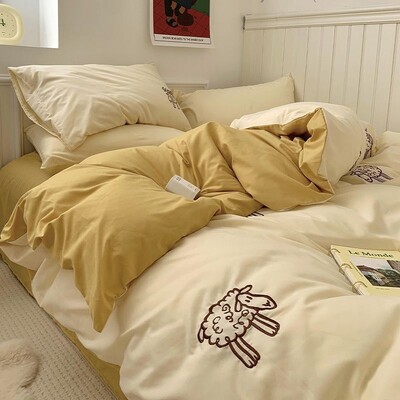 Viengulės lovos patalynės komplektas 160x200 Patalynė Patalynė komplektas Antklodės Užvalkalas Pora Dvigubo lovos paklodė Patogūs lovatiesių komplektai