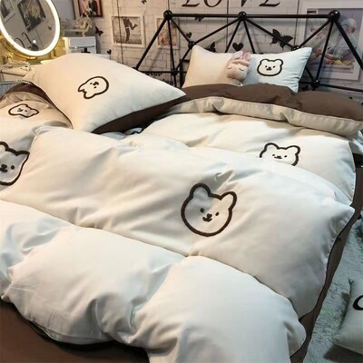 Viengulės lovos patalynės komplektas 160x200 Patalynė Patalynė komplektas Antklodės Užvalkalas Pora Dvigubo lovos paklodė Patogūs lovatiesių komplektai