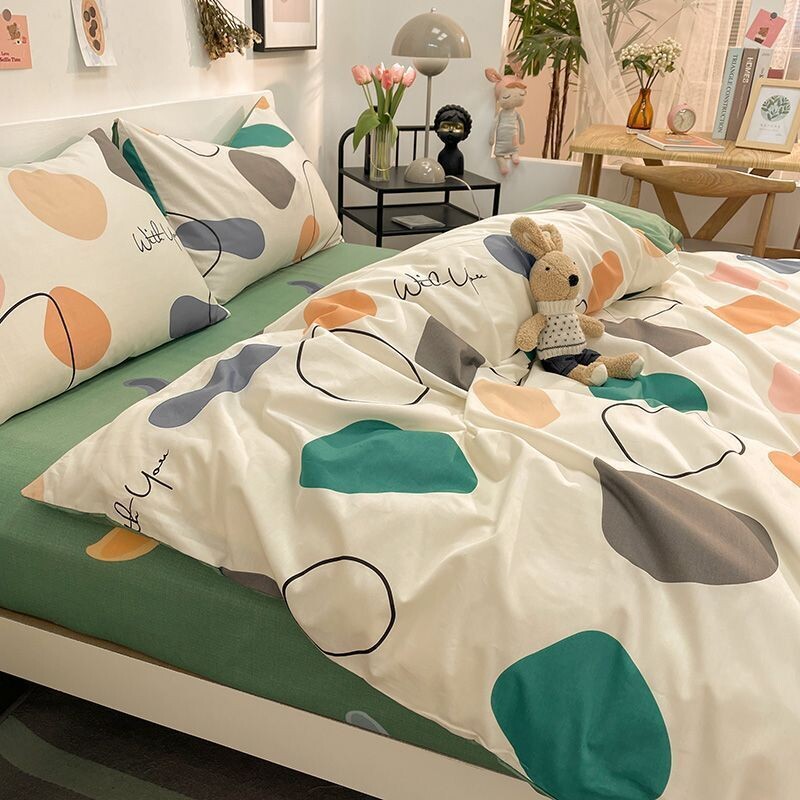 Viengulės lovos patalynės komplektas 160x200 Patalynė Patalynė komplektas Antklodės Užvalkalas Pora Dvigubo lovos paklodė Patogūs lovatiesių komplektai