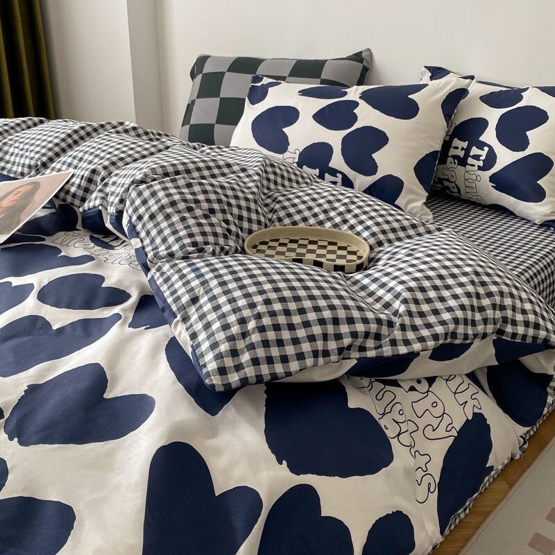 Viengulės lovos patalynės komplektas 160x200 Patalynė Patalynė komplektas Antklodės Užvalkalas Pora Dvigubo lovos paklodė Patogūs lovatiesių komplektai