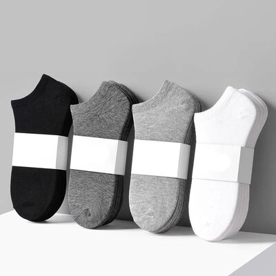 5 pairs Essential Comfort potīšu zeķes — elpojošas, mīkstas un izturīgas — sieviešu ikdienas un sporta zeķu komplekts