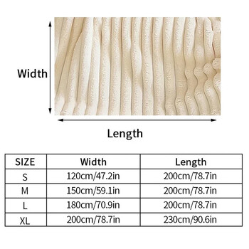 Меко одеяло Зимно топло покривало на леглото Офис Удебелени одеяла INS Плътен цвят Покривало за диван Карирана декорация за спалня 담요