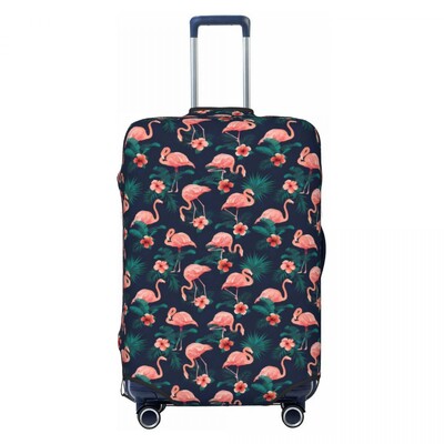 Paukščių ir gėlių lagamino užvalkalas Pretty Birdie Flight Cruise Trip Strectch Bagažo dėklo apsauga