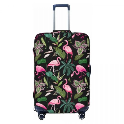 Paukščių ir gėlių lagamino užvalkalas Pretty Birdie Flight Cruise Trip Strectch Bagažo dėklo apsauga