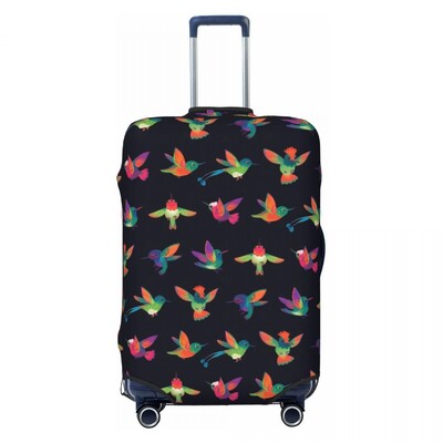 Paukščių ir gėlių lagamino užvalkalas Pretty Birdie Flight Cruise Trip Strectch Bagažo dėklo apsauga