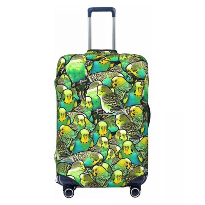 Paukščių ir gėlių lagamino užvalkalas Pretty Birdie Flight Cruise Trip Strectch Bagažo dėklo apsauga