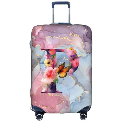 Csomagvédőhuzatok 18-32 hüvelykes védő Utazási poggyász bőrönd védőhuzat sztreccs porvédők Print Butterfly Letter sorozat