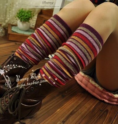 Božićni dar Tople čarape Pleteni grijači za noge od organske merino i kašmir vune Boho zimske luksuzne čarape bez stopala za žene Djevojke