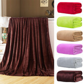 Κουβέρτες από φλις κοραλλί για κρεβάτια Μασίφ μπλε ροζ Μαλακό ζεστό λεπτό κάλυμμα καναπέ Κάλυμμα από ψεύτικη γούνα καρό κουβέρτα