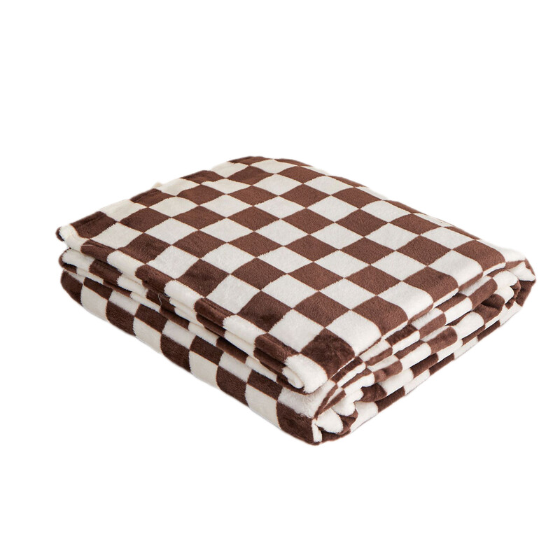 Retro šachmatų lentos pledas flanelinė antklodė Super minkšta šilta antklodė Biuro sofos užvalkalas lovatiesė dovanų antklodės