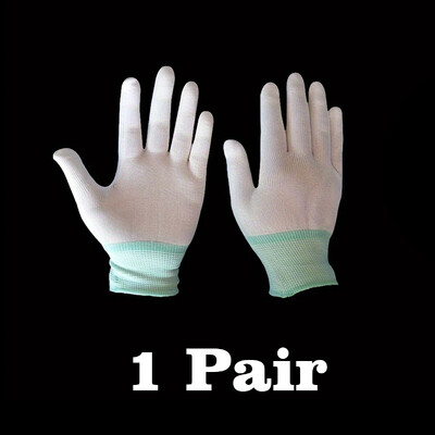 12/6/1Pairs House Cleaning Gloves White Nylon Sewing Glove Quilting Gloves for Warehouse Gardening