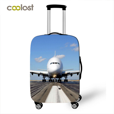 Lėktuvo / lėktuvo bagažo užvalkalas keliaujančiam bagažui lagaminui apsauginis dangtelis nuo dulkių vežimėlio dėklo dangčiai 18-32 colių