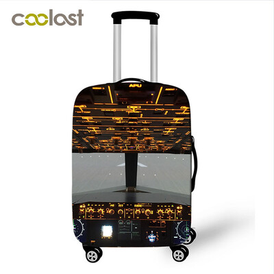 Lėktuvo / lėktuvo bagažo užvalkalas keliaujančiam bagažui lagaminui apsauginis dangtelis nuo dulkių vežimėlio dėklo dangčiai 18-32 colių