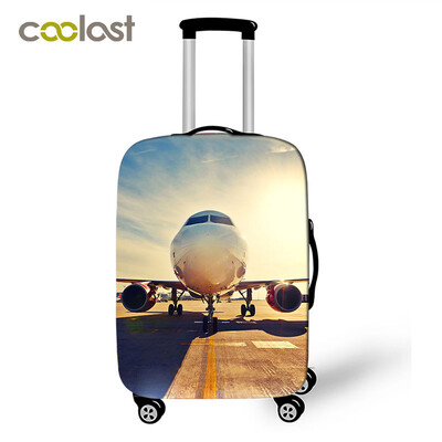 Lėktuvo / lėktuvo bagažo užvalkalas keliaujančiam bagažui lagaminui apsauginis dangtelis nuo dulkių vežimėlio dėklo dangčiai 18-32 colių