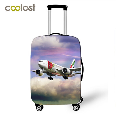 Lėktuvo / lėktuvo bagažo užvalkalas keliaujančiam bagažui lagaminui apsauginis dangtelis nuo dulkių vežimėlio dėklo dangčiai 18-32 colių