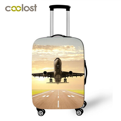 Lėktuvo / lėktuvo bagažo užvalkalas keliaujančiam bagažui lagaminui apsauginis dangtelis nuo dulkių vežimėlio dėklo dangčiai 18-32 colių