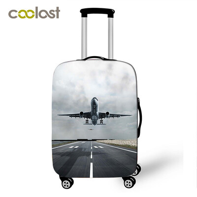 Lėktuvo / lėktuvo bagažo užvalkalas keliaujančiam bagažui lagaminui apsauginis dangtelis nuo dulkių vežimėlio dėklo dangčiai 18-32 colių