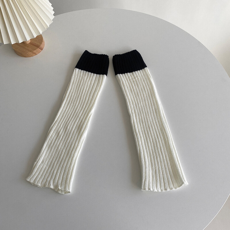 Lolita Leg Warmers Γυναικεία Κορεάτικη Φθινοπωρινή Χειμερινή Πλεκτή Πόδα Κάλτσα JK Long Socks Y2k Punk Gothic κολάν Κάλτσες Μπότες μανσέτες