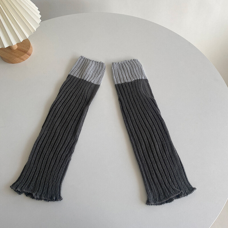 Lolita Leg Warmers Γυναικεία Κορεάτικη Φθινοπωρινή Χειμερινή Πλεκτή Πόδα Κάλτσα JK Long Socks Y2k Punk Gothic κολάν Κάλτσες Μπότες μανσέτες