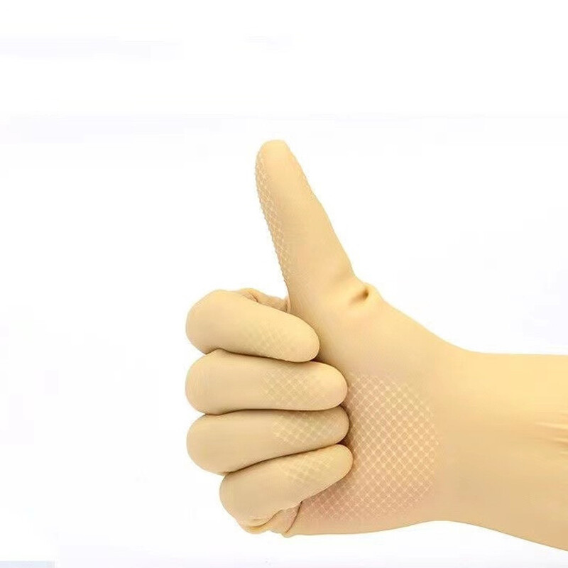 Egy pár tehén inakkal ellátott hosszú gumikesztyű, mosó-, mosogató- és tisztítókesztyű megvédheti a kezét