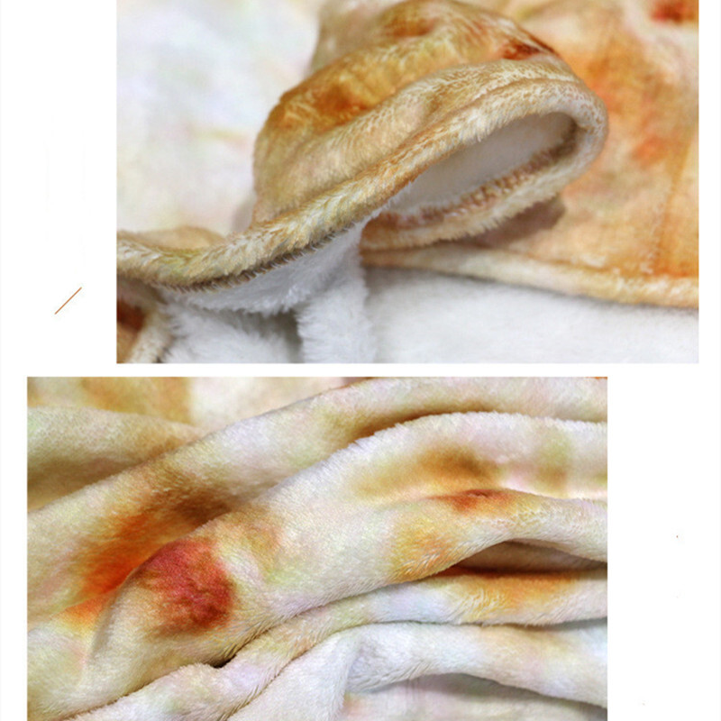 Blynų / picos / spurgų antklodė Flanelinė sofa pledas Šilta skara Juokinga šilta maisto antklodė manta Odai nekenksminga lovatiesė namams