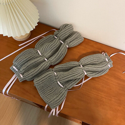 Nauji Y2k burbulinio žibinto dirželio kojų apdangalai Baleto megztos kojinės Rožinės mergaičių kojų šildytuvai Harajuku batų rankogaliai japoniški JK Lolita kojinės