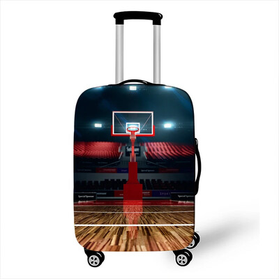 3D nyomtatott hűvös kosárlabda bőröndhuzatok utazási kiegészítők kocsitok porvédő tokvédő elasztikus 18-32 hüvelykes poggyászkellékek