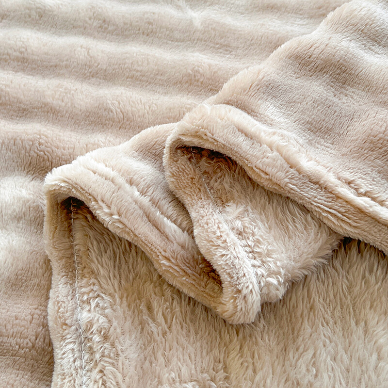 Pūkuota šilta super minkšta flanelinė antklodė Patvari miegamojo lovatiesė Koralų vilnos vienspalvė vasaros antklodė