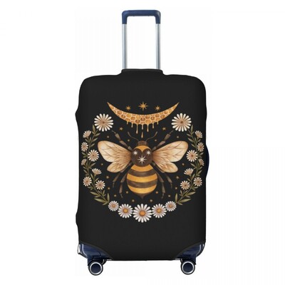 Boho Honey Moon Bee bőröndhuzat Mystic Travel Repülés Praktikus Poggyász Kiegészítők Védő