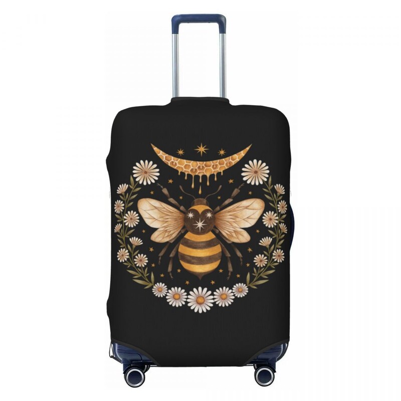 Boho Honey Moon Bee bőröndhuzat Mystic Travel Repülés Praktikus Poggyász Kiegészítők Védő