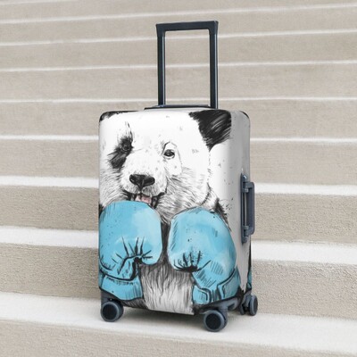Panda boksa čemodāns, kas pārklāj uzvarētāja praktisko kruīza ceļojumu aizsargu bagāžas piederumu brīvdienas