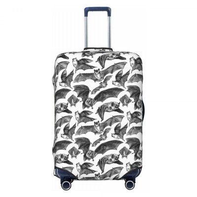 Husă pentru valiză cu model de lilieci Lilieci zburători înfricoșător Zbor de afaceri Protecție pentru bagaje
